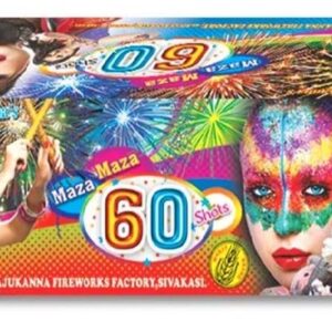 60 shots multicolour crackers online